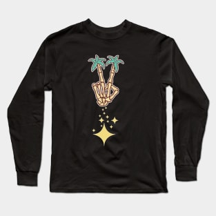 Don't Hate Meditate - Good Vibes To The Bone Long Sleeve T-Shirt